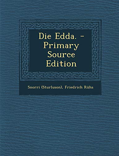 Die Edda. von Nabu Press